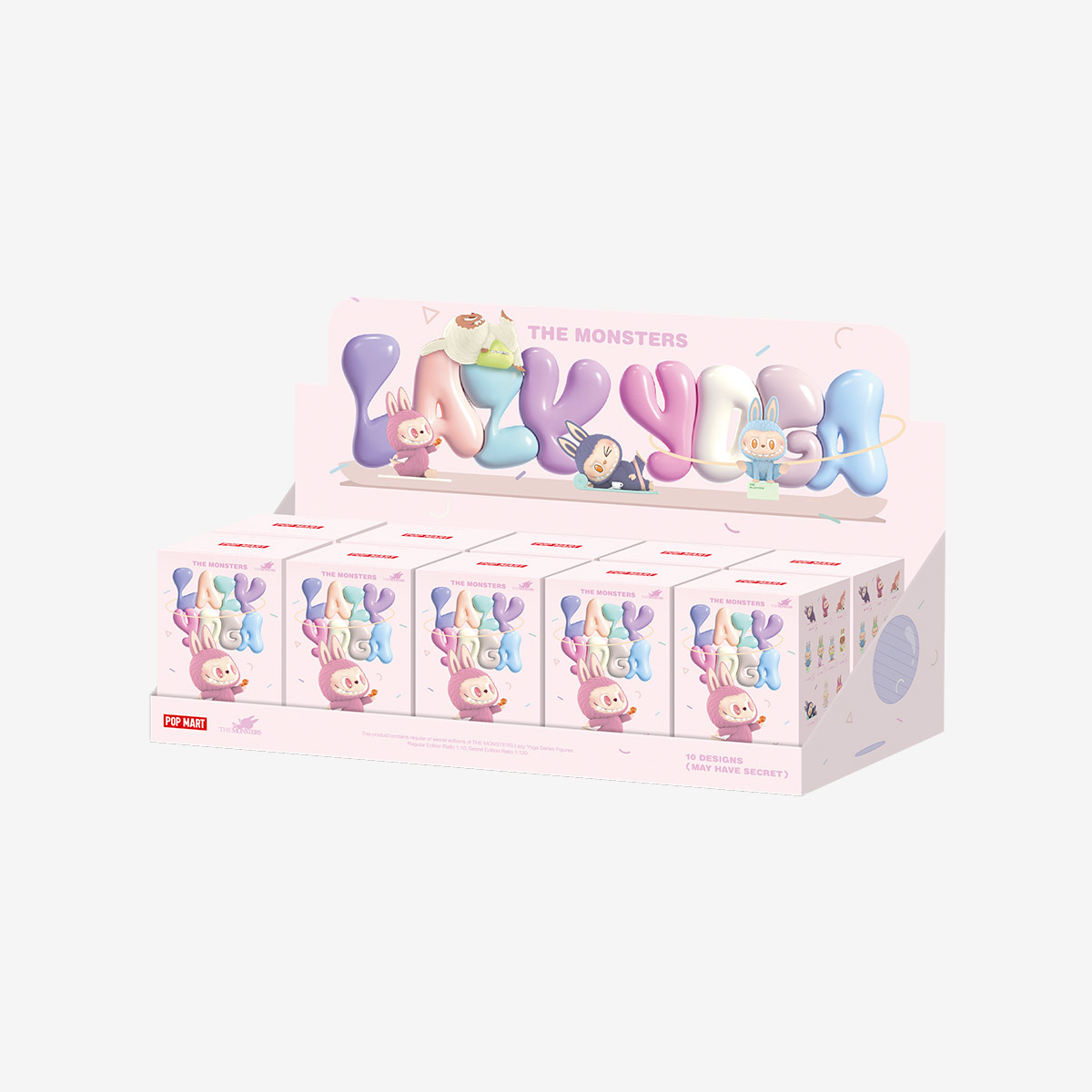 Labubu Lazy Yoga Complete Box Set – 10 Unique Figurines