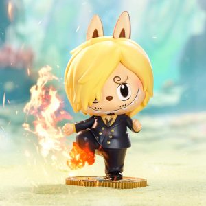 Labubu × One Piece Sanji Figurine – Chef & Fighter Collectible