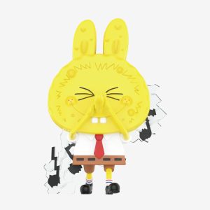Labubu × SpongeBob "Nose Flute" Figurine – Limited Edition Collectible
