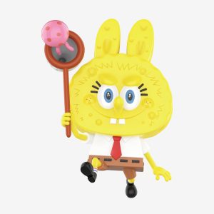 Labubu × SpongeBob "Jellyfish Catcher" Figurine – Exclusive Collection Piece