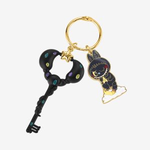 Labubu Scorpio Zodiac Pendant Keyring – Symbol of Passion & Transformation