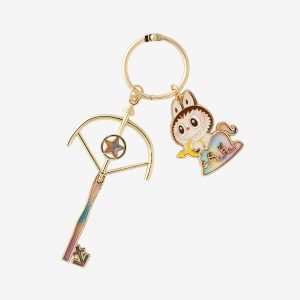 Labubu Sagittarius Pendant Keyring – Zodiac Gift