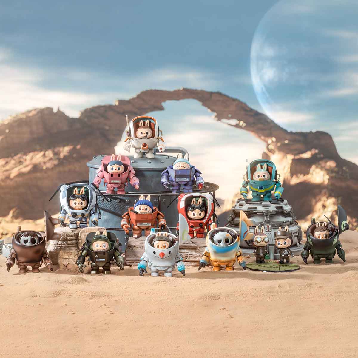 Labubu × Kow Yokoyama S.A.F.S Prototype Flamingo Figurine – Limited Edition - Image 2