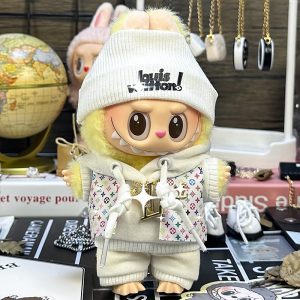 White Rainbow Streetwear Set for Labubu Freshness, Style & Positive Vibes