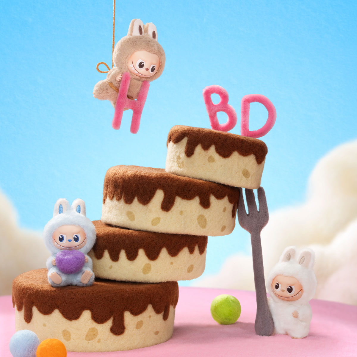 Labubu Pin for Love Blind Box – Kawaii Plush Pendant Collection - Image 3