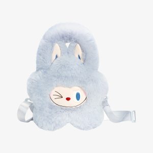Blue Kawaii Plush Bunny Bag – Soft and Adorable Backpack