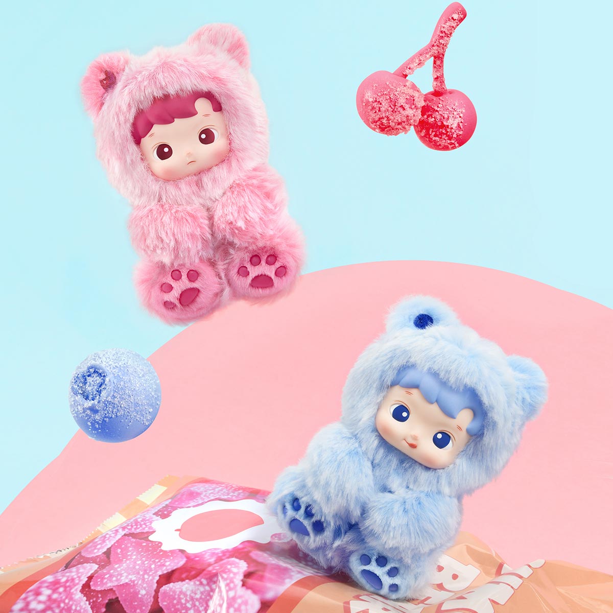 HACIPUPU Gummy Bear Series – Vinyl Plush Pendant Blind Box Collectibles - Image 6