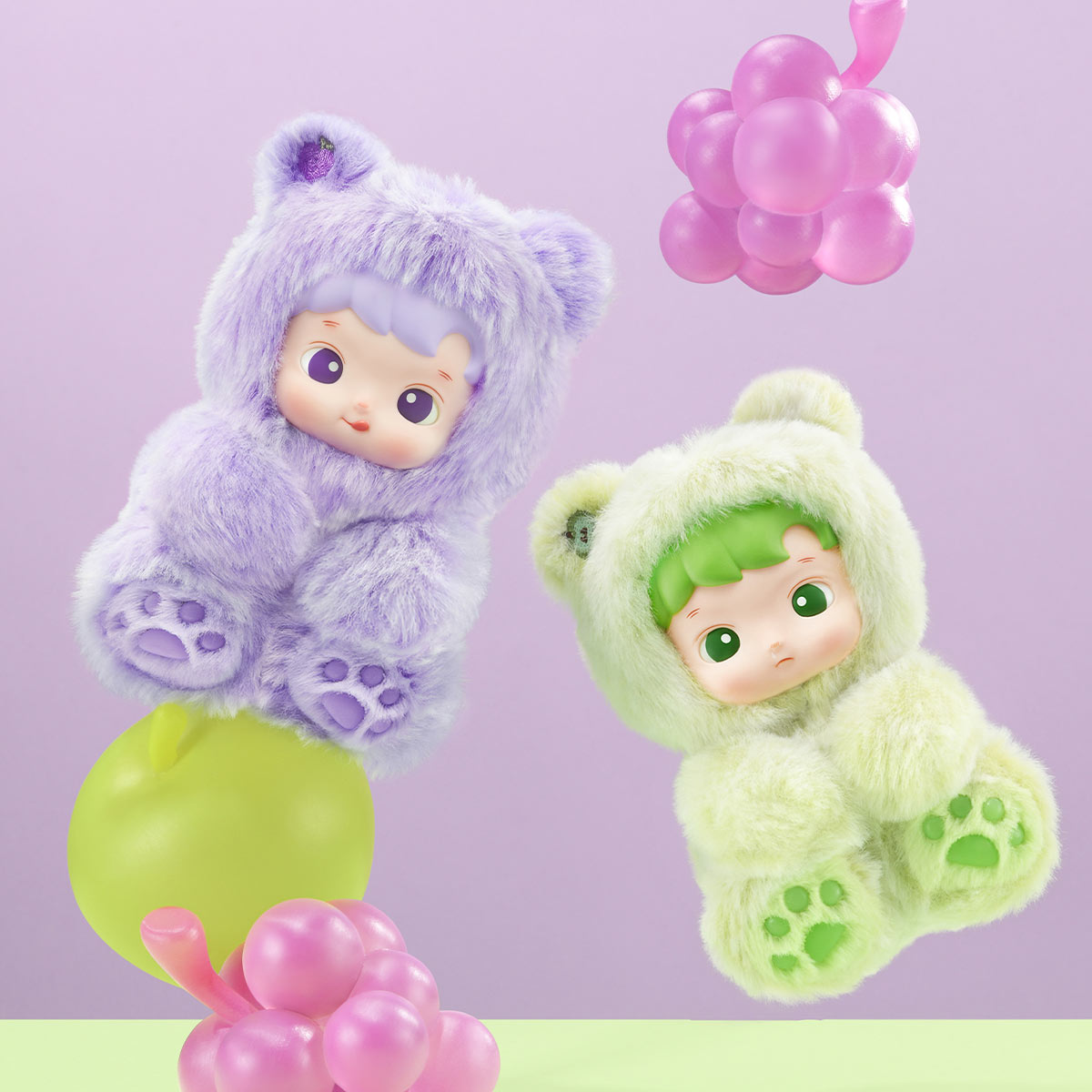 HACIPUPU Gummy Bear Series – Vinyl Plush Pendant Blind Box Collectibles - Image 4