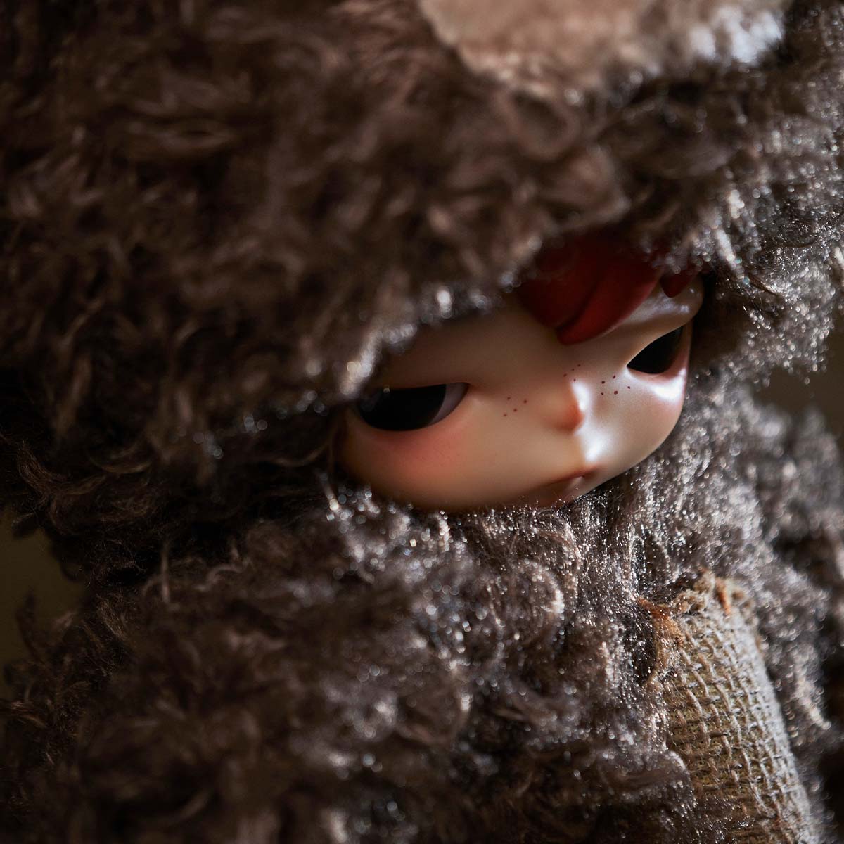 Hirono Bear Vinyl Plush Doll – 38 cm Designer Art Plush Collectible | Hand-Finished Soft Sculpture - Image 3