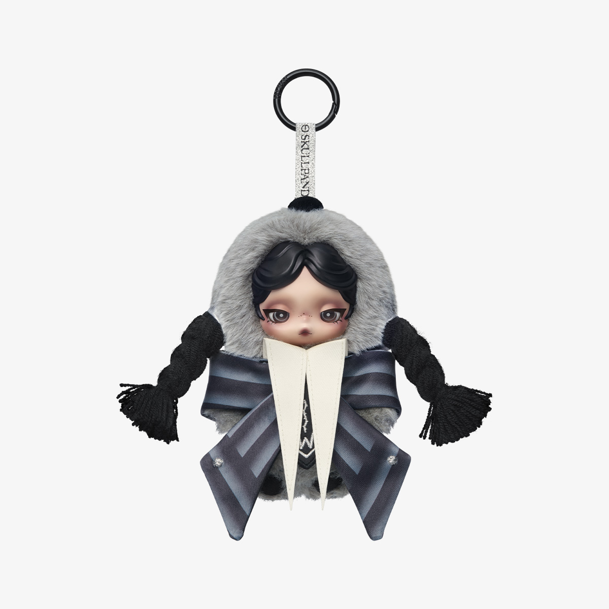 SKULLPANDA × Wednesday Plush – Nevermore Academy Uniform Version | Collectible Designer Art Plush