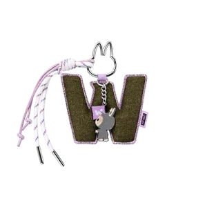 Labubu Letter Pendant “W” – Pin for Love Series Collectible