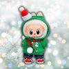 Labubu 17 cm Christmas Costume Collection – 5 Festive Outfits - 💚 Green Snowman Hoodie Outfit