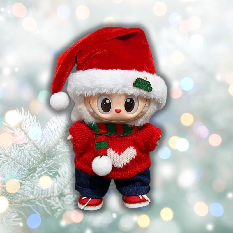 Labubu 17 cm Christmas Costume Collection – 5 Festive Outfits - Image 5