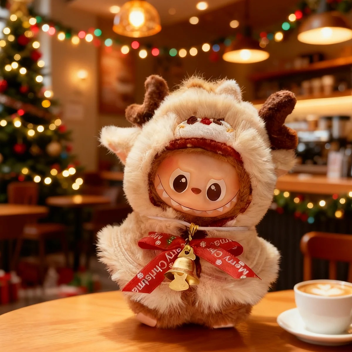 Labubu 17 cm Christmas Plush Costume – 6 Festive Outfits Collection (No Doll Included) - Image 4