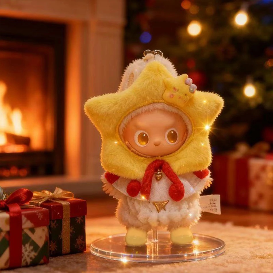Labubu 17 cm Christmas Costume – Tree & Star Plush Outfits - Image 2