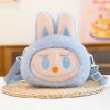 Labubu Plush Shoulder Bag – Blue Bunny Design | 22 cm Soft Crossbody Bag